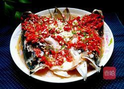 剁椒鱼头的做法图解9