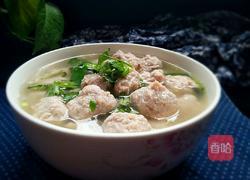 氽清汤肉丸的做法图解13