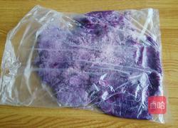 椰蓉芒果紫薯球的做法图解2