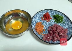 牛肉末蒸蛋的做法图解2