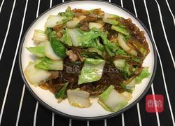 肉炒小白菜粉条的做法图解14
