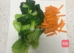 火腿炒面的做法图解3