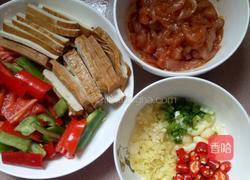 香干炒肉的做法图解2