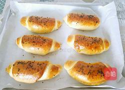 红豆牛角面包的做法图解4