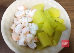 南瓜虾仁浓汤的做法图解5