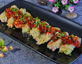娃娃菜卷肉卷