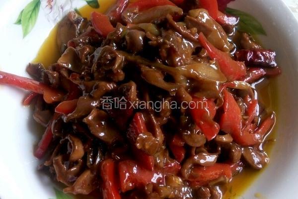 红椒鸡胗(裹芡粉款)