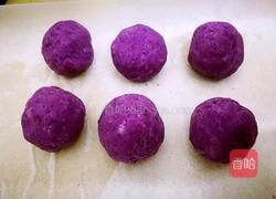 双色薯花糕的做法图解3