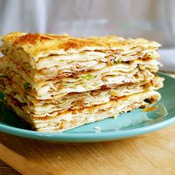 千层葱肉饼的做法[图]