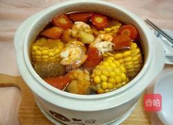 虾仁玉米滋养汤的做法图解13