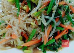 豆芽菠菜拌粉丝的做法图解6