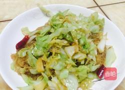 辣炒粉丝洋白菜的做法图解5