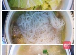 豆腐圆子白菜汤的做法图解4