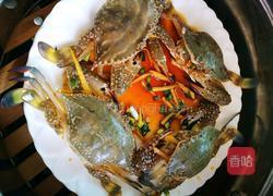 清蒸梭子蟹的做法图解3