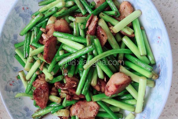 蒜苔炒肉