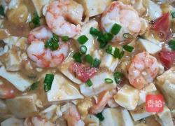 咸蛋黄虾仁豆腐的做法图解4