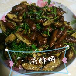 干煸蝉蛹的做法[图]