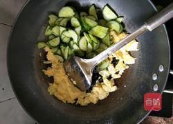 青瓜炒蛋的做法图解8