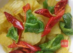 香辣狼牙土豆片的做法图解6