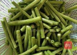 蒜蓉豆角的做法图解3