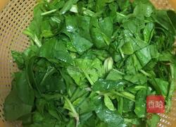 虾仁菠菜羹的做法图解1