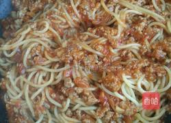 肉酱茄汁意面的做法图解8