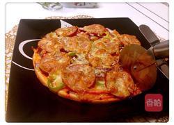 火腿披萨的做法图解12