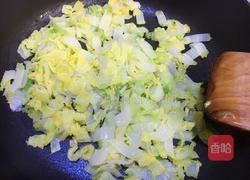 娃娃菜虾仁疙瘩汤的做法图解4