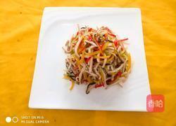 五彩鱿鱼丝的做法图解4