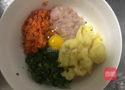 田园鲜虾土豆饼的做法图解5