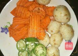 四季豆炒胡萝卜的做法图解3