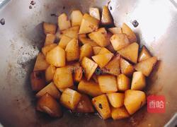 红烧白萝卜的做法图解3