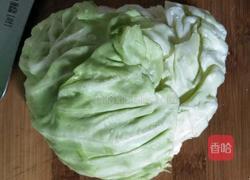 清炒包菜的做法图解1