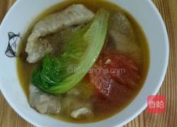 西红柿瘦肉汤的做法图解5
