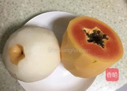 木瓜雪梨排骨汤～的做法图解3