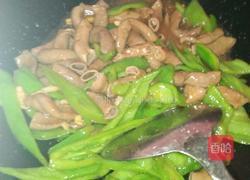 青椒炒卤水苦肠的做法图解6