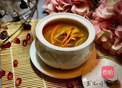 虫草花猪肚土鸡汤的做法图解7