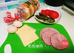 煎蛋汉堡的做法图解2
