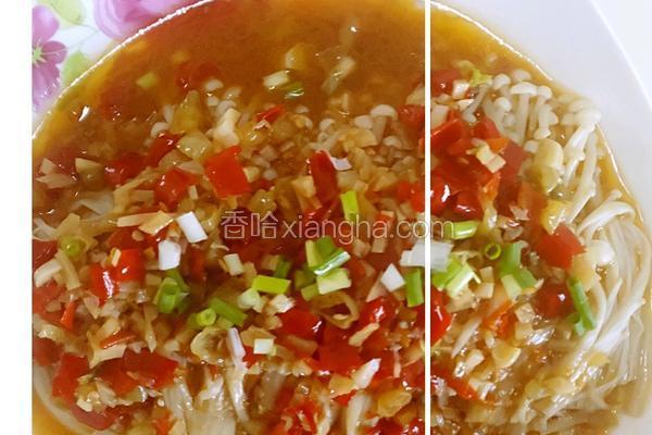 蒜蓉双椒金针菇