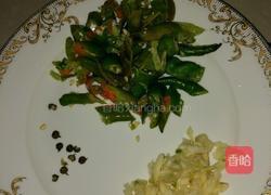 青椒炒韭菜的做法图解2