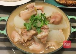 白萝卜炖猪蹄的做法图解7