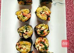 地瓜糯米寿司的做法图解10