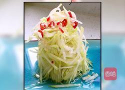 凉拌佛手瓜的做法图解3