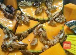 核桃烤南瓜的做法图解5