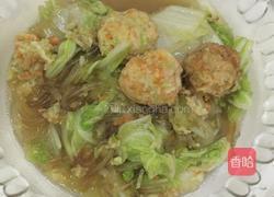 丸子白菜炖粉条的做法图解7