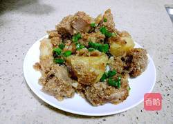粉蒸土豆排骨的做法图解9