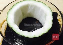 海鲜冬瓜盅火锅的做法图解8