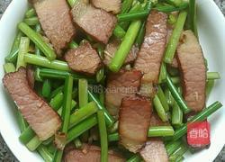 熏肉炒蒜苔的做法图解10