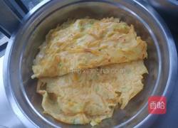 南瓜丝蛋饼的做法图解5