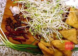 豆泡烧豆芽的做法图解1